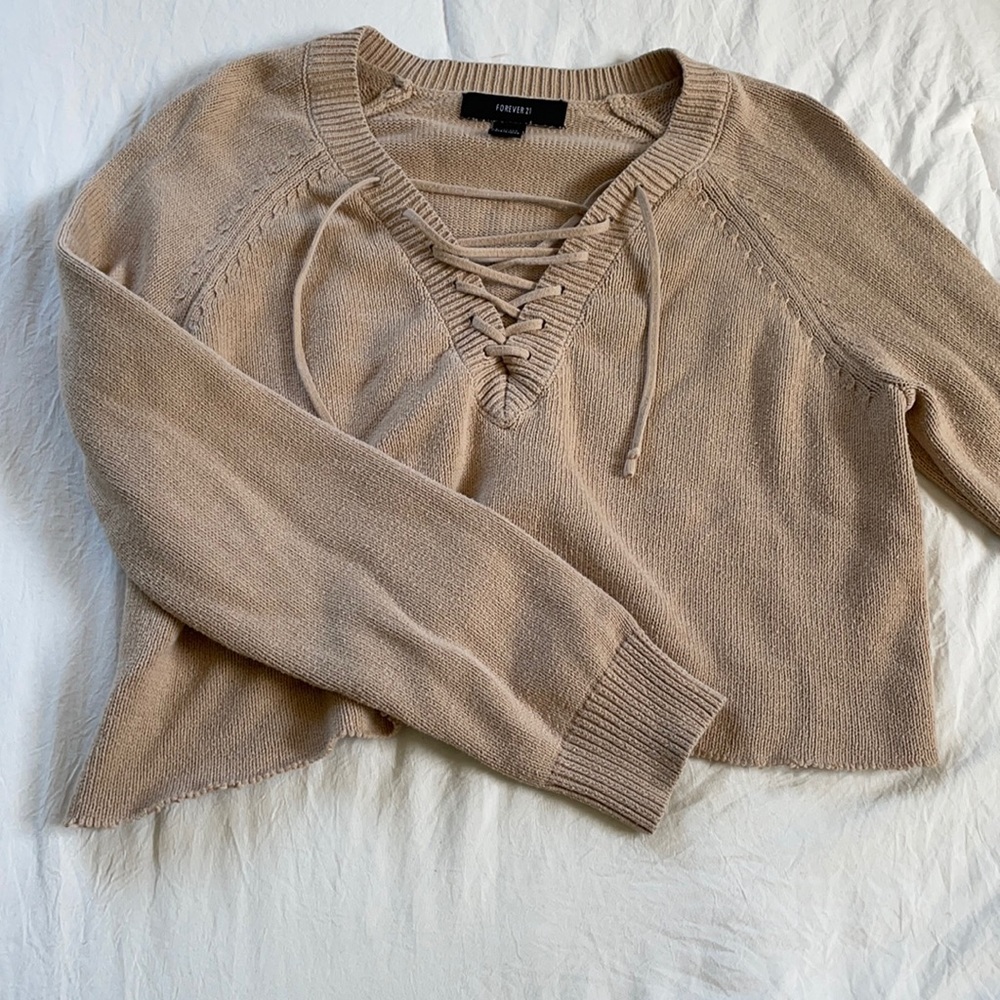 Cropped sweater